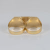 Anillo 2 dedos de oro 18k 750