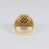 Anillo corona de oro 18k 750