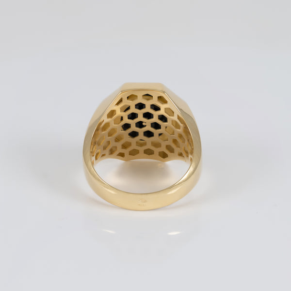 Anillo corona de oro 18k 750