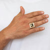 Anillo corona de oro 18k 750