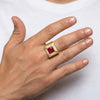 Anillo de oro 18k 750