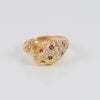 Anillo pantera oro 18k 750