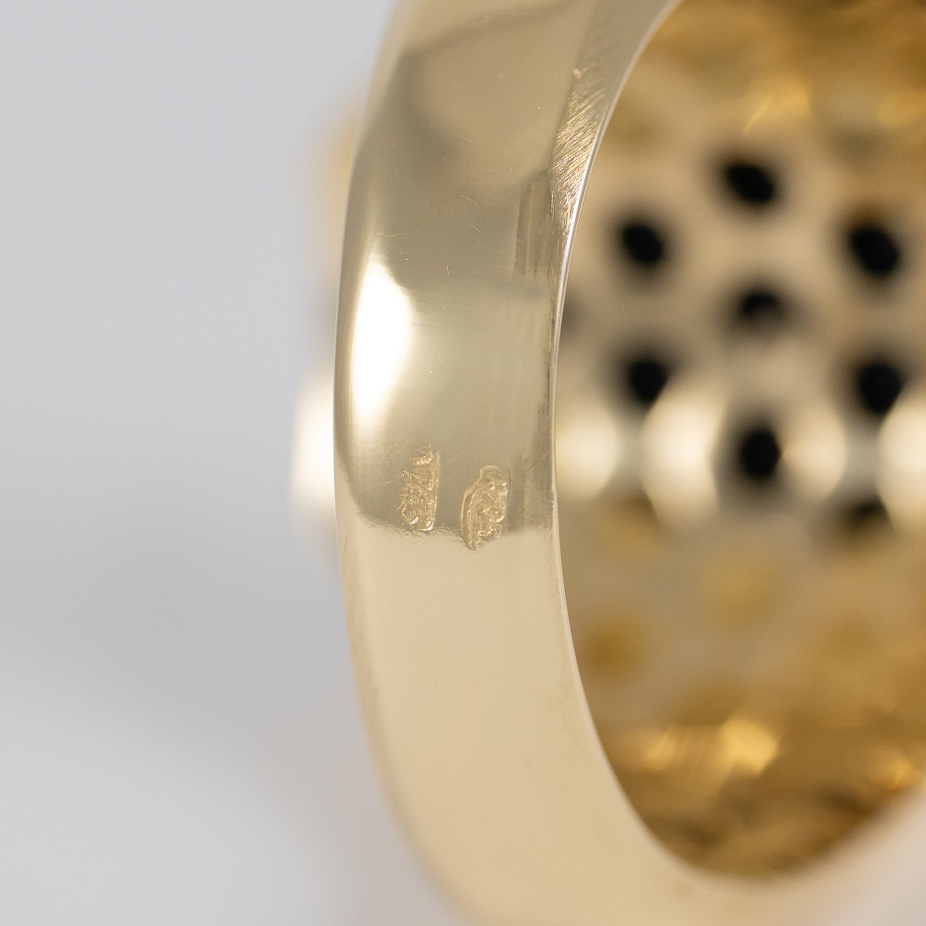 Anillo corona de oro 18k 750