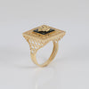 Anillo corona de oro 18k 750