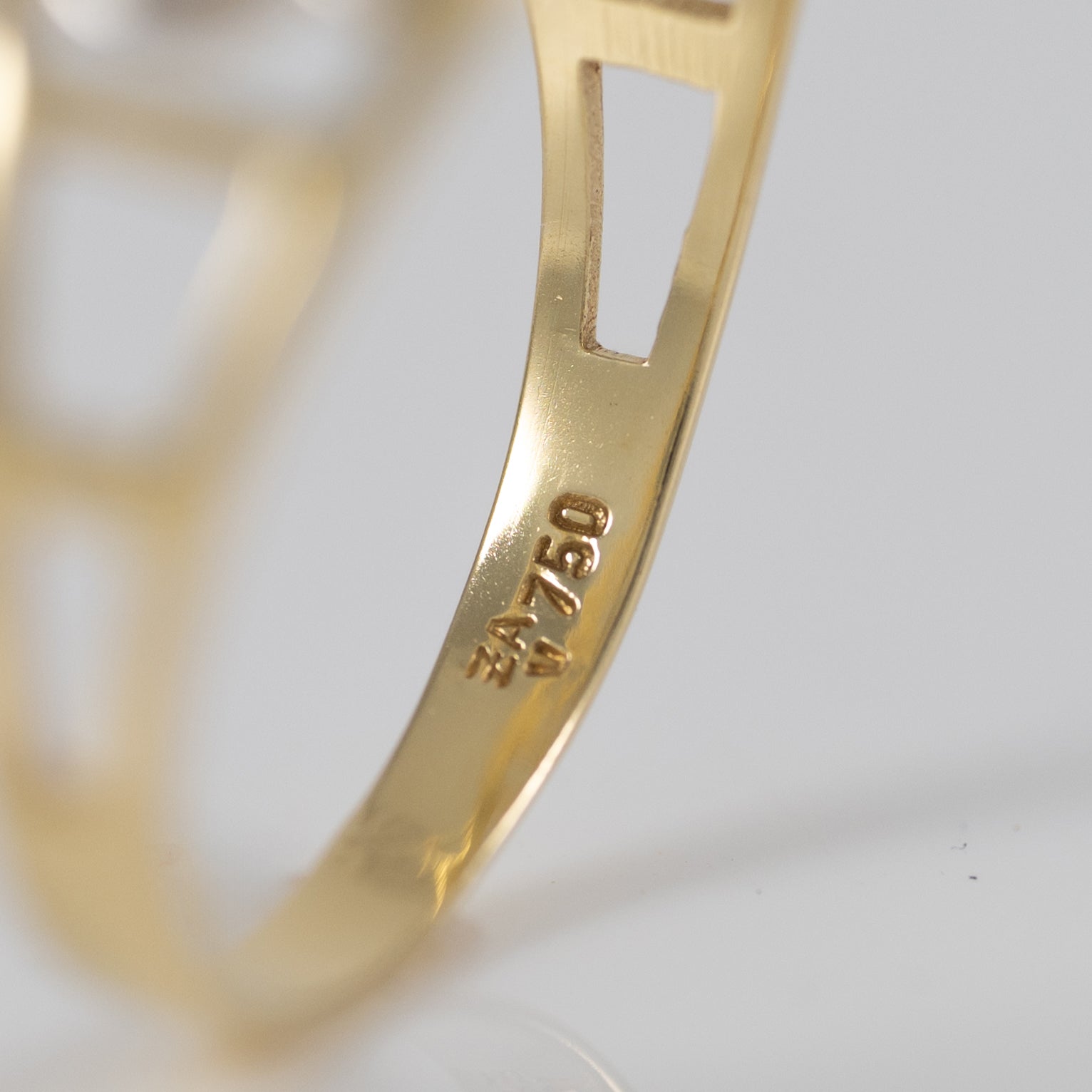 Anillo oro 18k 750
