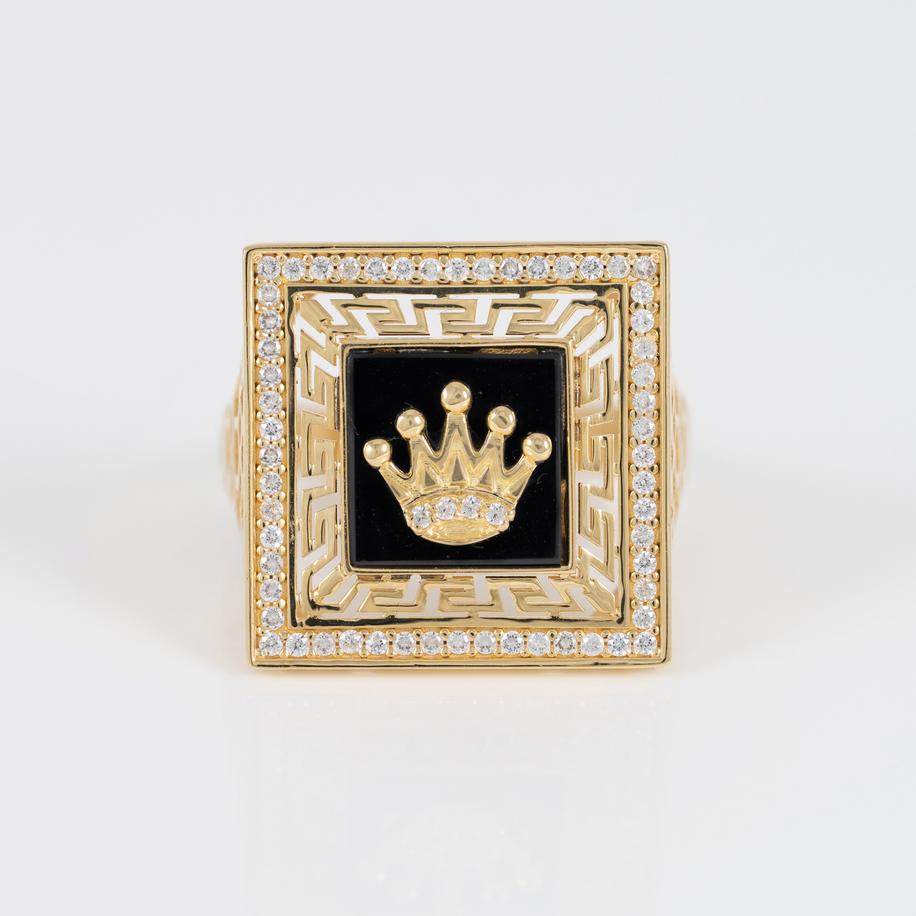 Anillo corona de oro 18k 750