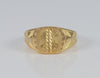 Anillo Dólar de oro amarillo 18k