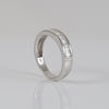 Anillo oro blanco 18k con brillantes