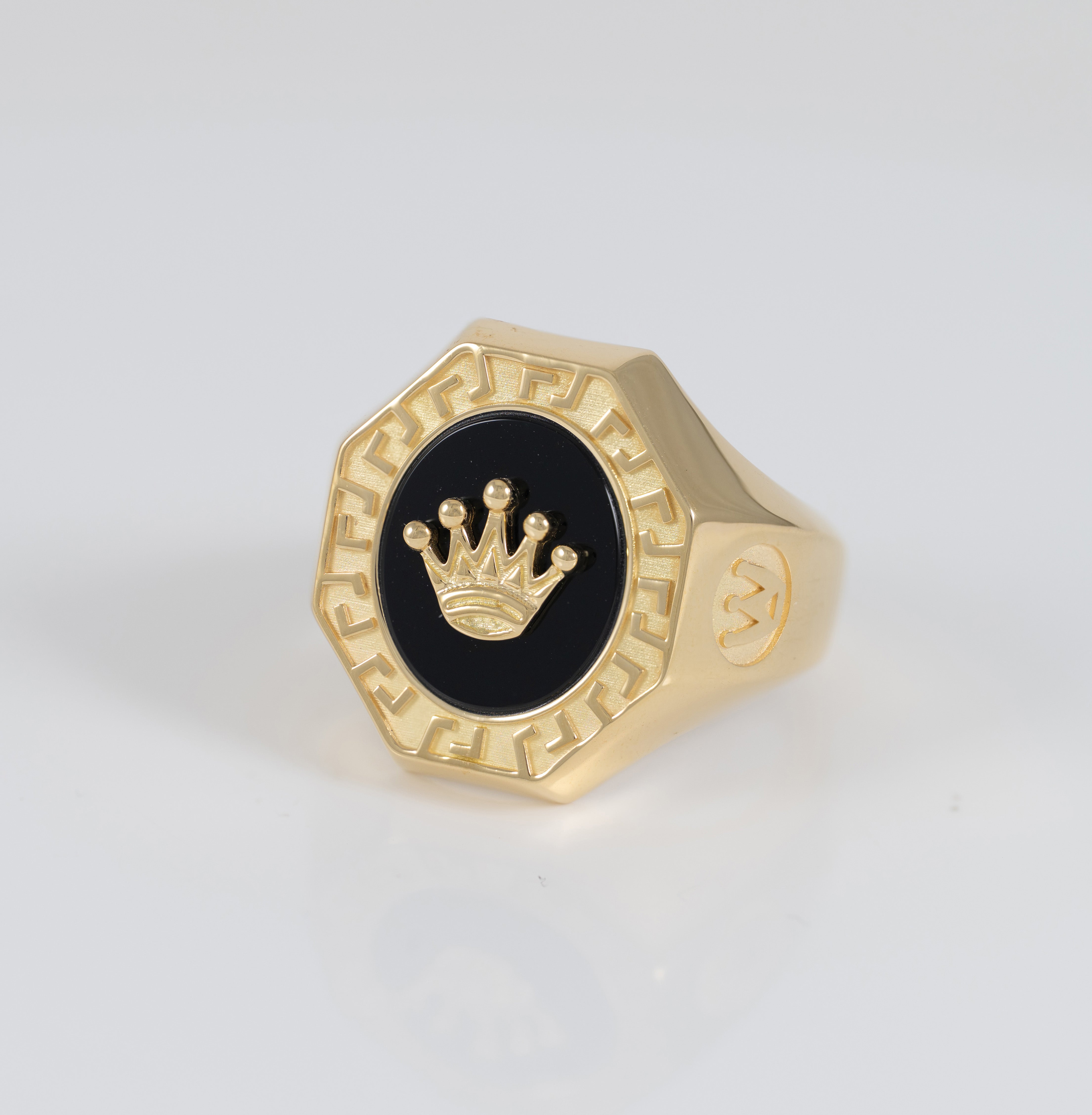 Anillo corona de oro 18k 750