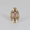 Anillo lanzadera de oro 18k 750