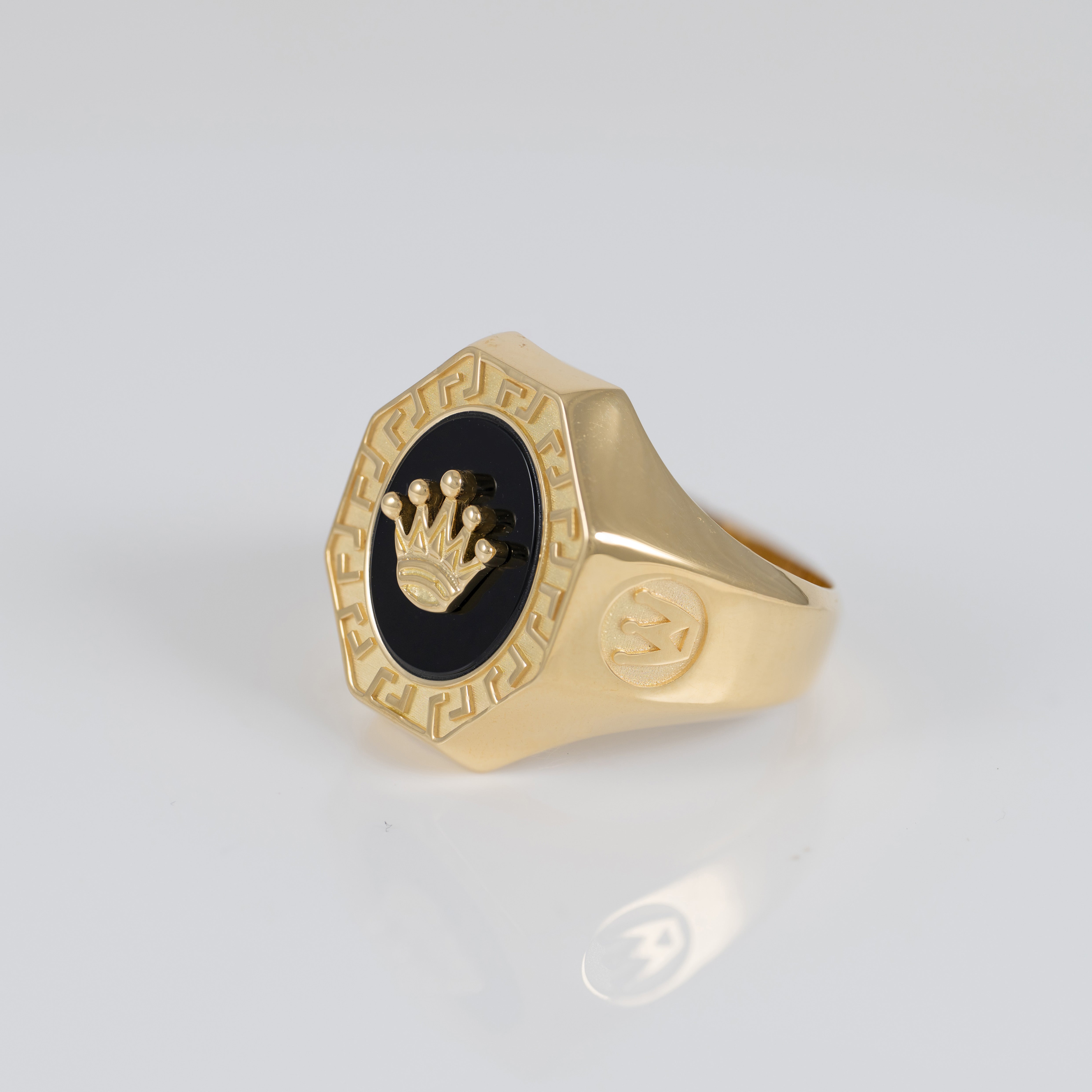 Anillo corona de oro 18k 750
