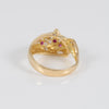 Anillo pantera oro 18k 750