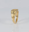Anillo Dólar de oro amarillo 18k