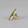 Anillo lanzadera de oro 18k 750