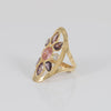 Anillo lanzadera de oro 18k 750