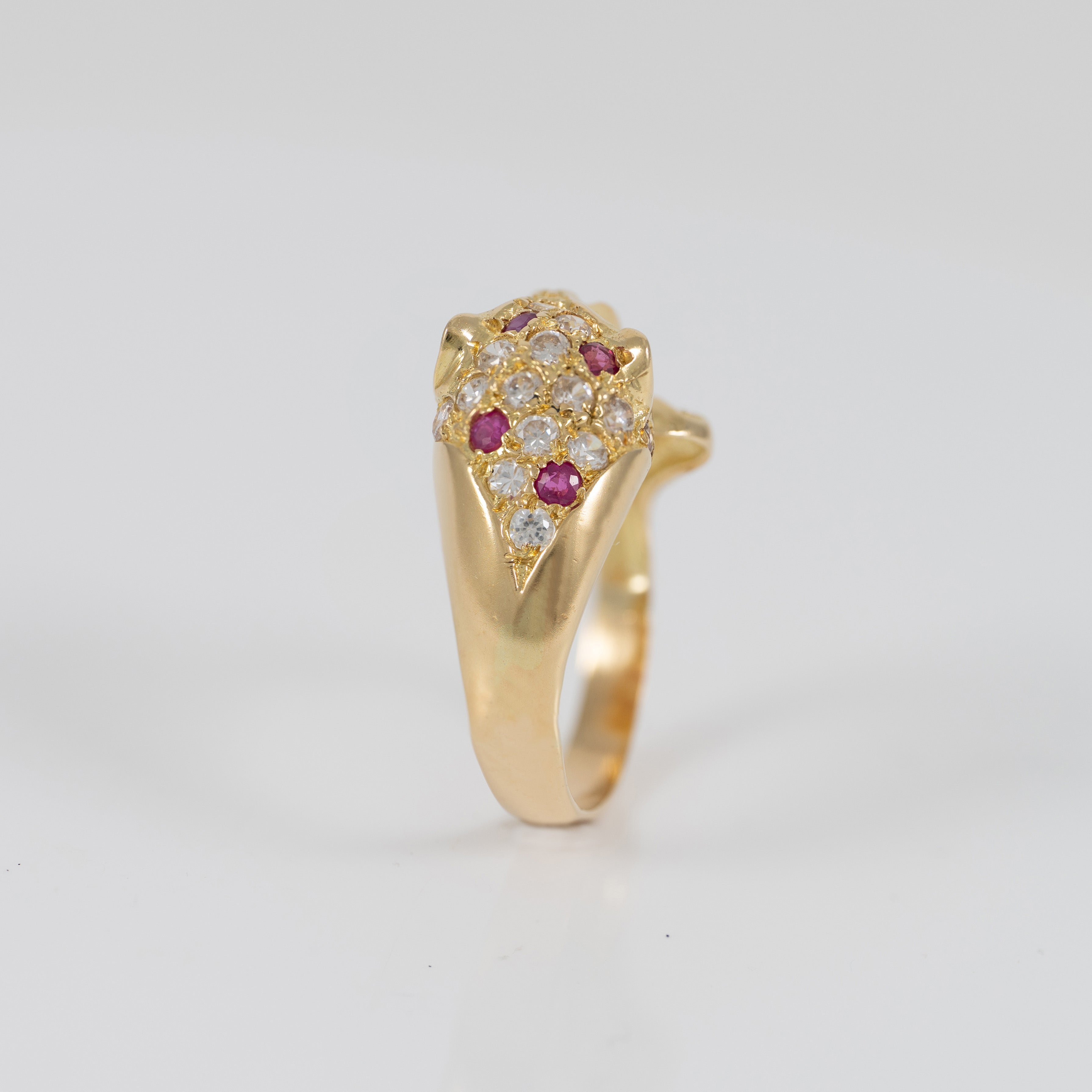 Anillo pantera oro 18k 750