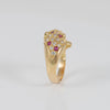 Anillo pantera oro 18k 750