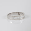 Anillo oro blanco 18k con brillantes