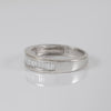 Anillo oro blanco 18k con brillantes