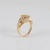Anillo pantera oro 18k 750