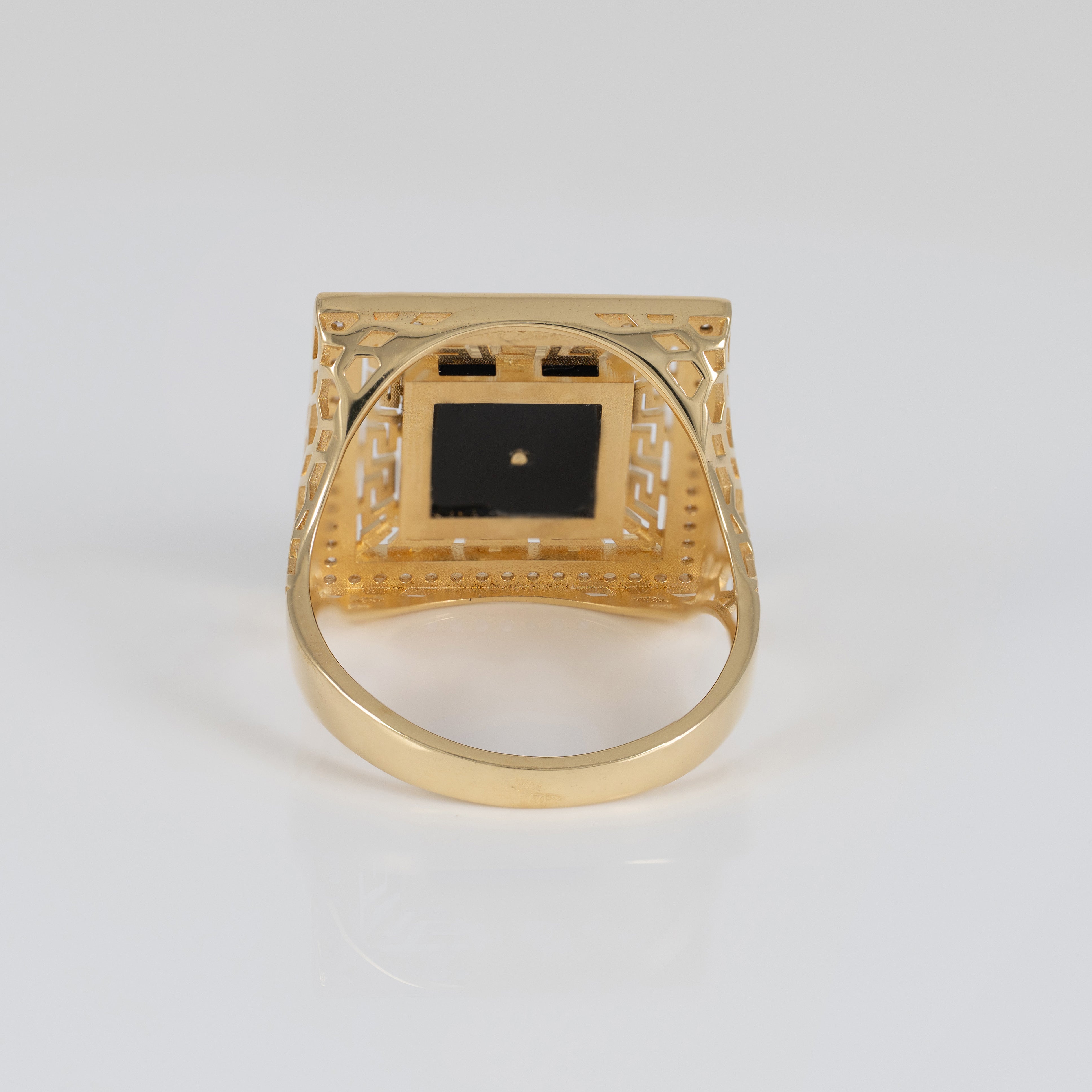 Anillo corona de oro 18k 750