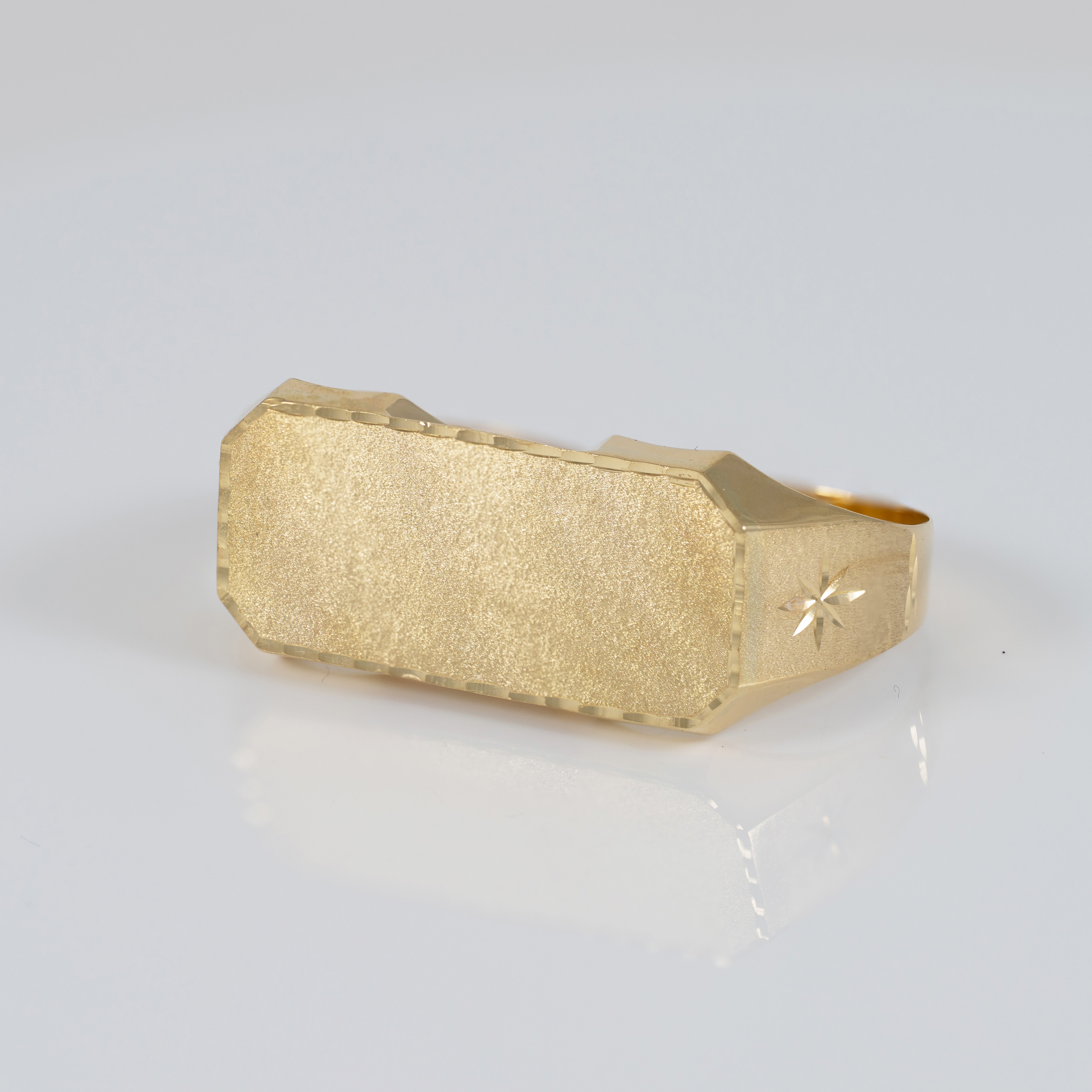 Anillo 2 dedos de oro 18k 750