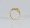 Anillo Dólar de oro amarillo 18k