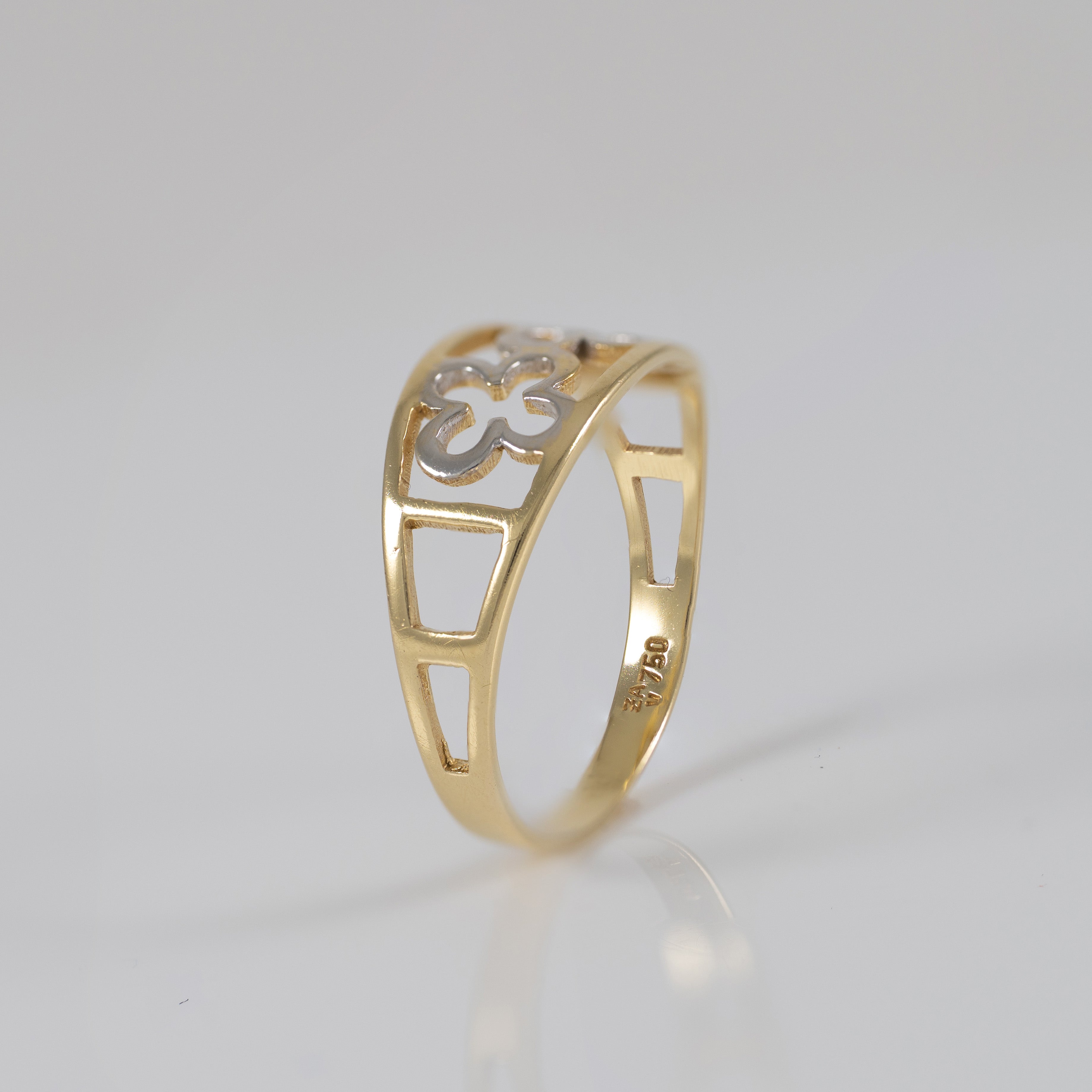 Anillo oro 18k 750