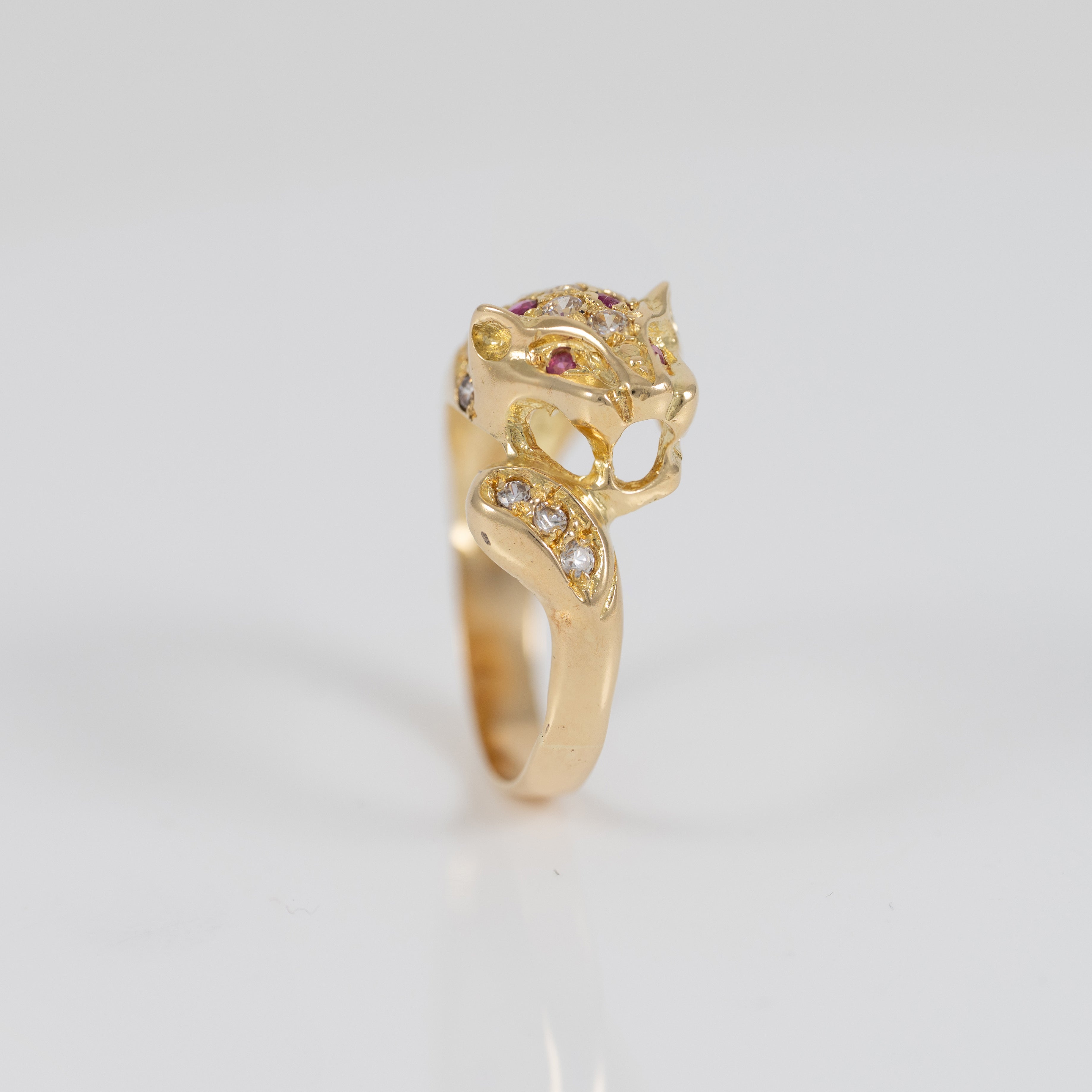 Anillo pantera oro 18k 750