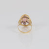 Anillo lanzadera de oro 18k 750