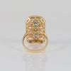 Anillo lanzadera de oro 18k 750