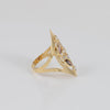Anillo lanzadera de oro 18k 750