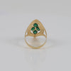 Anillo lanzadera de oro 18k 750