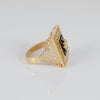 Anillo corona de oro 18k 750