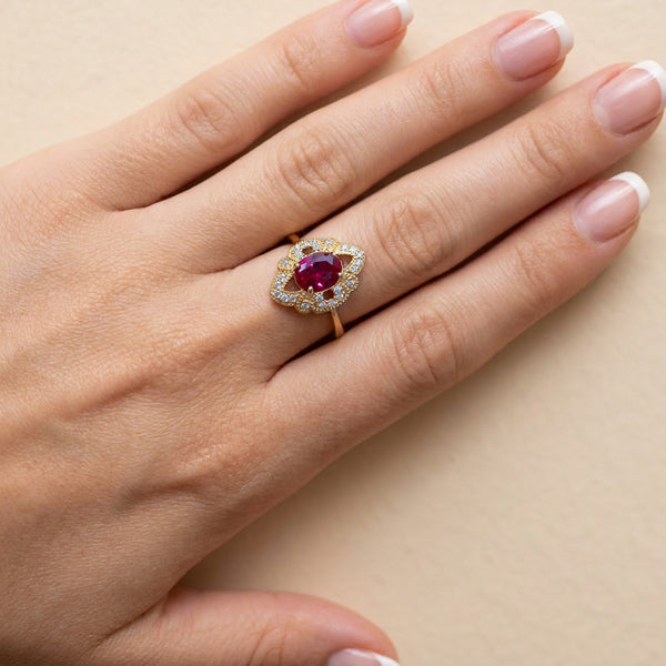 Anillo de oro 18k 750