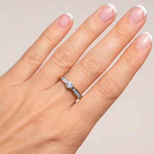Anillo de oro 18k 750