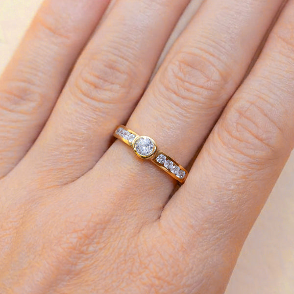 Anillo de oro 18k 750