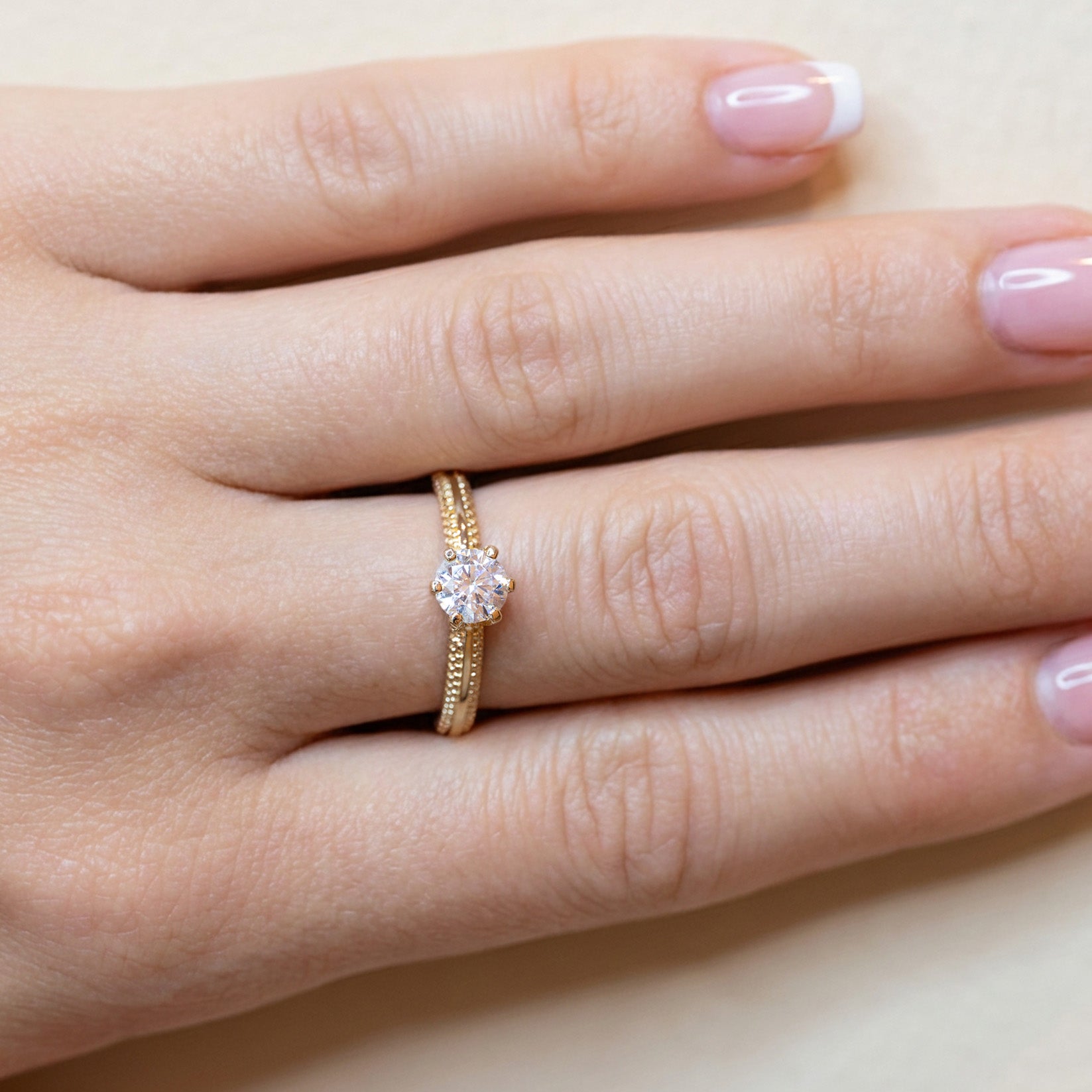Anillo de oro 18k 750