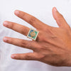 Anillo bandera gitana oro 18k 750