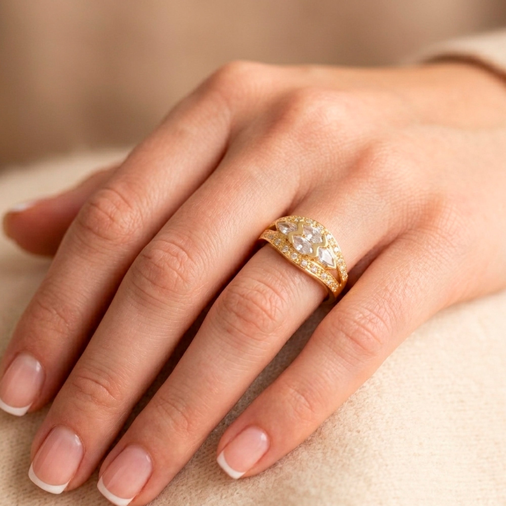 Anillo de oro 18k 750