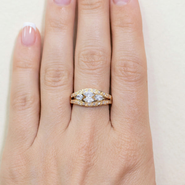 Anillo de oro 18k 750