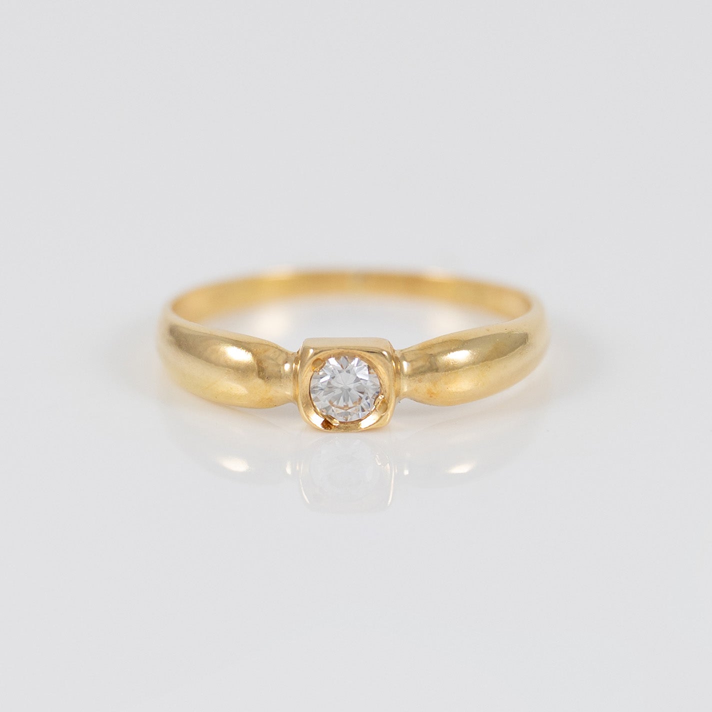 Anillo oro blanco 18k con diamantes (Copy) (Copy)