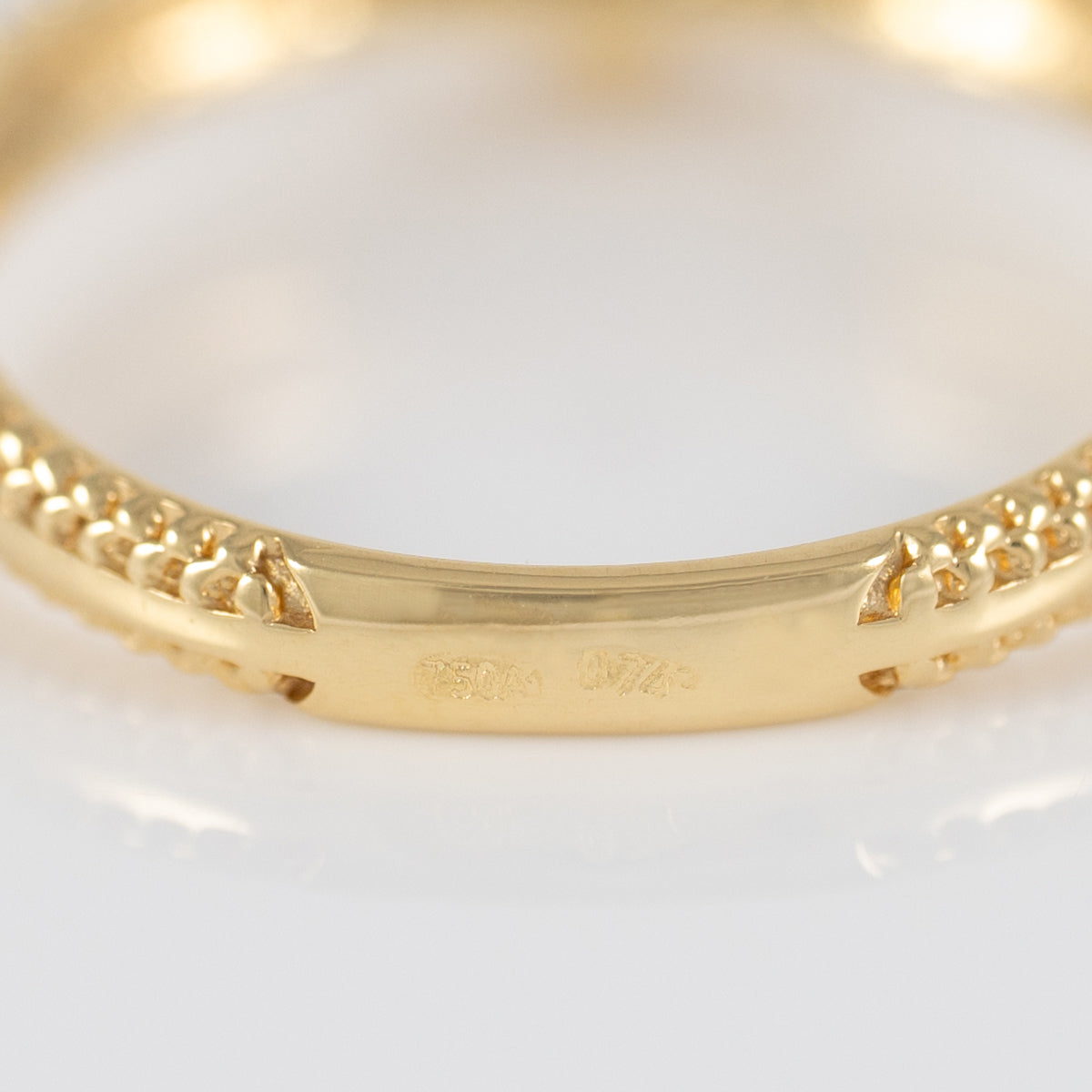 Anillo de oro 18k 750