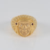 Anillo cabeza indio oro 18k 750