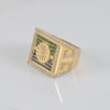 Anillo bandera gitana oro 18k 750