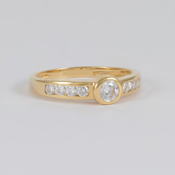 Anillo de oro 18k 750