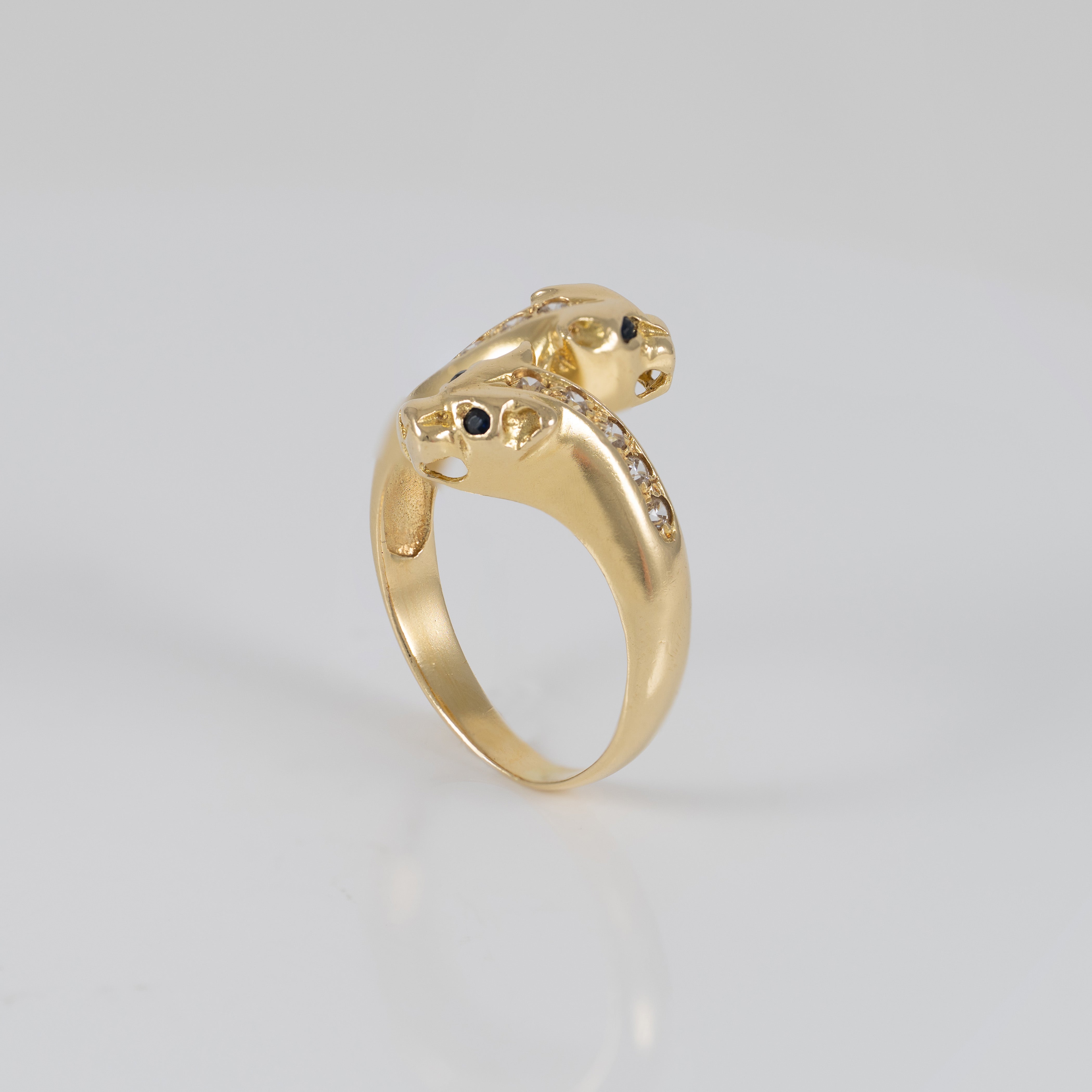 Anillo pantera oro 18k 750