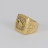 Anillo corona de oro 18k 750