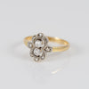 Anillo oro 18k con diamantes