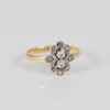 Anillo oro 18k con diamantes